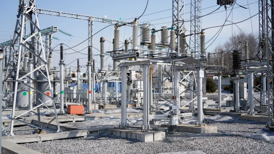Electrical substation electrical installation